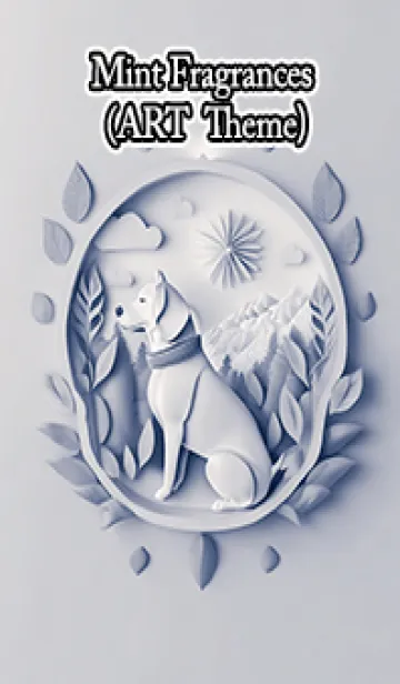 [LINE着せ替え] Mint Fragrance ART Theme160の画像1