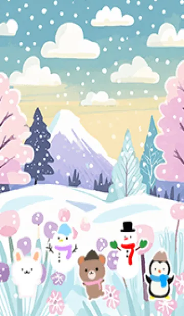 [LINE着せ替え] 可愛い北欧風着せかえ(Winter-219)の画像1