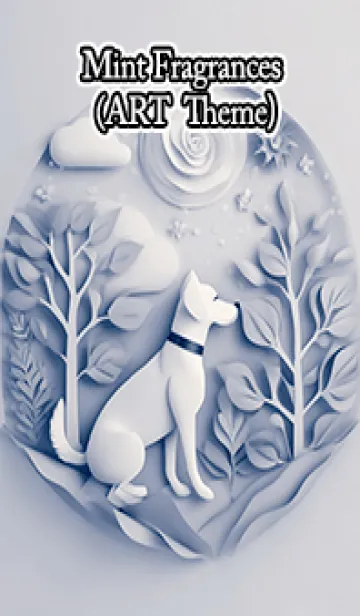[LINE着せ替え] Mint Fragrance ART Theme161の画像1