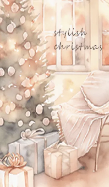 [LINE着せ替え] Greige☆おしゃれなクリスマス02_1の画像1