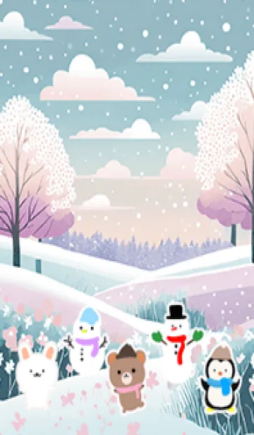 [LINE着せ替え] 可愛い北欧風着せかえ(Winter-218)の画像1