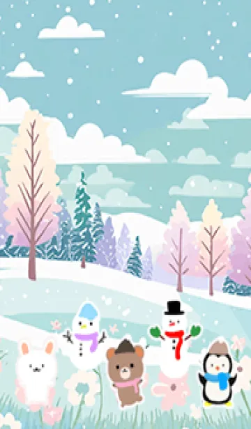 [LINE着せ替え] 可愛い北欧風着せかえ(Winter-216)の画像1