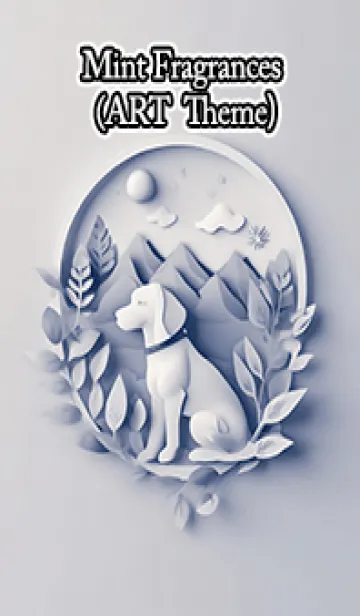 [LINE着せ替え] Mint Fragrance ART Theme165の画像1