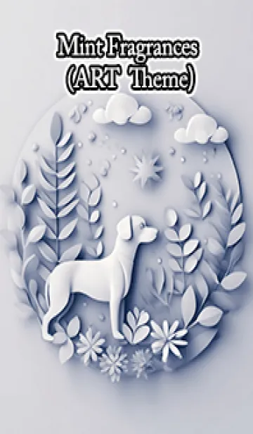 [LINE着せ替え] Mint Fragrance ART Theme166の画像1