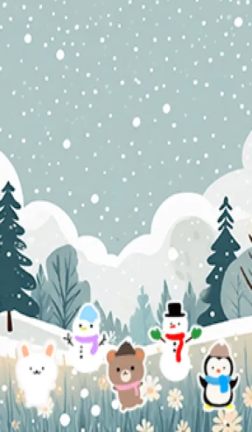 [LINE着せ替え] 可愛い北欧風着せかえ(Winter-213)の画像1