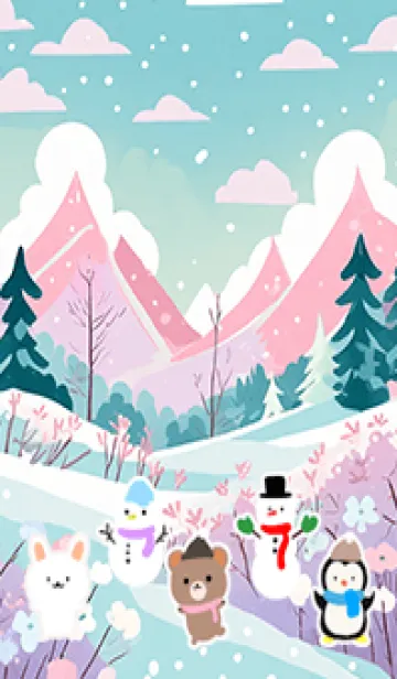 [LINE着せ替え] 可愛い北欧風着せかえ(Winter-220)の画像1