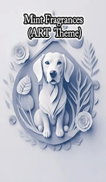 [LINE着せ替え] Mint Fragrance ART Theme170の画像1