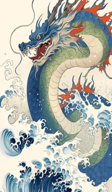 [LINE着せ替え] dragon brings blessings-Japanese versionの画像1