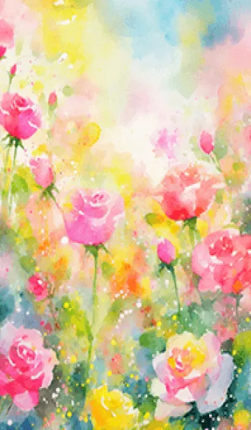 [LINE着せ替え] 薔薇(バラ)の花の着せかえ(R173)の画像1