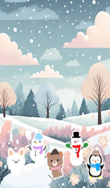 可愛い北欧風着せかえ(Winter-224)のLINE着せ替え