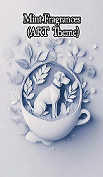 [LINE着せ替え] Mint Fragrance ART Theme174の画像1