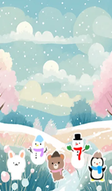 [LINE着せ替え] 可愛い北欧風着せかえ(Winter-226)の画像1