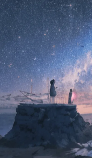 [LINE着せ替え] 秋の夜空#LI022。の画像1