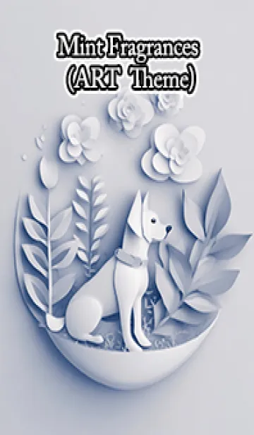 [LINE着せ替え] Mint Fragrance ART Theme177の画像1