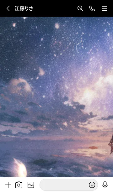 [LINE着せ替え] 秋の夜空#LI021。の画像2