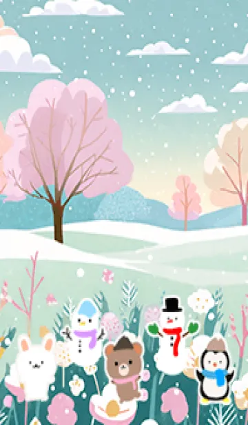 [LINE着せ替え] 可愛い北欧風着せかえ(Winter-230)の画像1