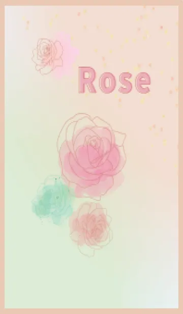 [LINE着せ替え] Rose 01 flower バラ ばら 薔薇の画像1