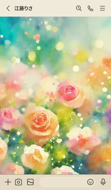 [LINE着せ替え] 薔薇(バラ)の花の着せかえ(R190)の画像2