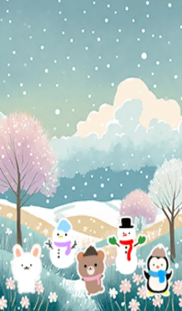 [LINE着せ替え] 可愛い北欧風着せかえ(Winter-232)の画像1