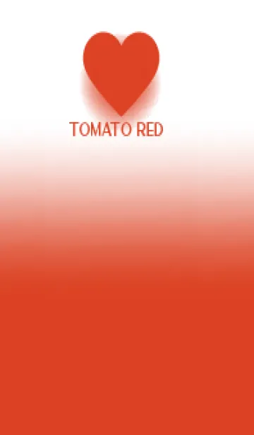 [LINE着せ替え] Tomato red & White Theme V.5 (JP)の画像1