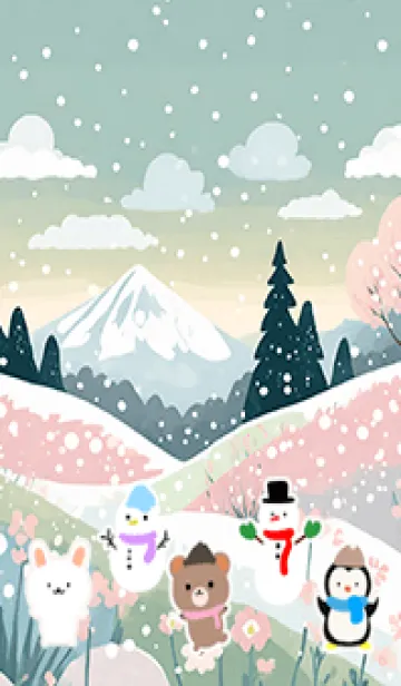可愛い北欧風着せかえ(Winter-233)のLINE着せ替え