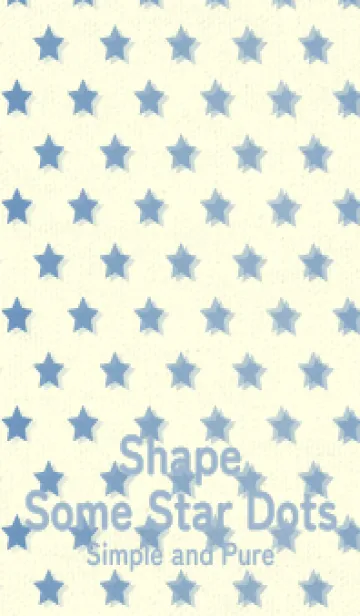 [LINE着せ替え] 星のドッドきせかえ ペールサルビアブルーの画像1