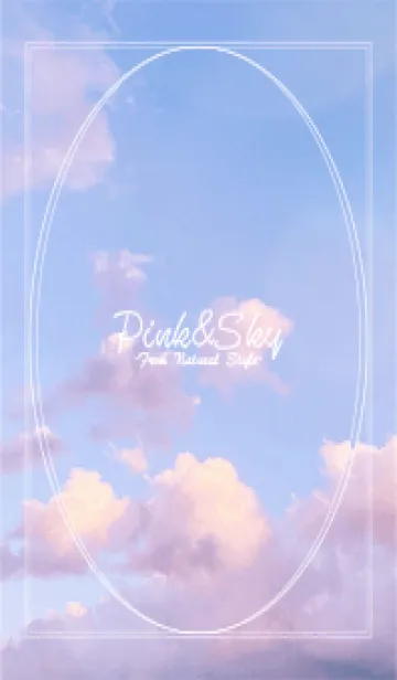 [LINE着せ替え] PINK＆SKY 24 ／ナチュラルスタイルの画像1