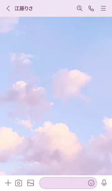 [LINE着せ替え] PINK＆SKY 24 ／ナチュラルスタイルの画像2