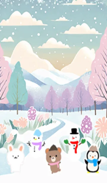 [LINE着せ替え] 可愛い北欧風着せかえ(Winter-235)の画像1