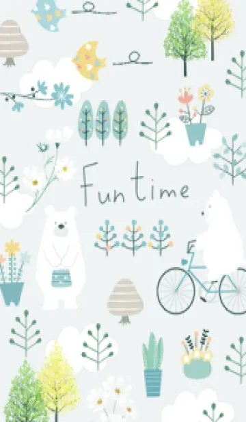 [LINE着せ替え] bluegreen♡楽しい時間06_1の画像1