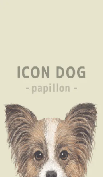 ICON DOG - パピヨン - PASTEL YE/04の着せ替えメイン画像
