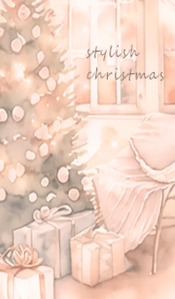 [LINE着せ替え] babypink☆おしゃれなクリスマス09_1の画像1