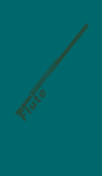 [LINE着せ替え] フルート カラー ティールグリーンの画像1