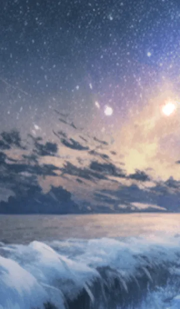 [LINE着せ替え] 秋の夜空#LJ019。の画像1