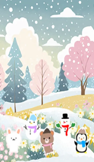 [LINE着せ替え] 可愛い北欧風着せかえ(Winter-238)の画像1