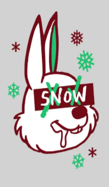[LINE着せ替え] スノーラビット .5の画像1
