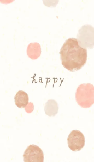 [LINE着せ替え] 水彩 丸 大人18の画像1