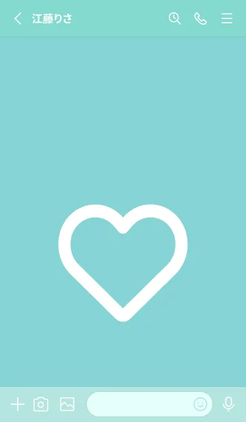 [LINE着せ替え] ハート アイコン 7の画像2