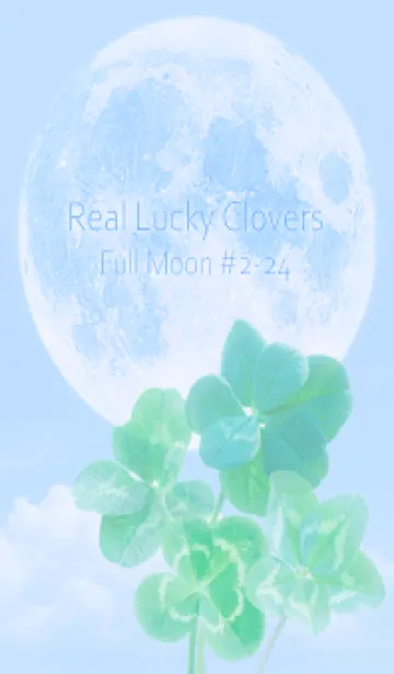 [LINE着せ替え] Real Lucky Clovers Full Moon #2-24の画像1