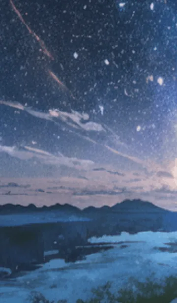 [LINE着せ替え] 秋の夜空#LJ016。の画像1
