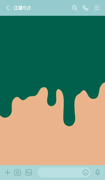 [LINE着せ替え] ドリップ スマイル .39の画像2