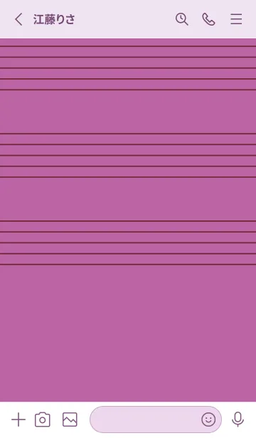 [LINE着せ替え] 五線譜1 若紫の画像2