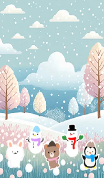 [LINE着せ替え] 可愛い北欧風着せかえ(Winter-249)の画像1