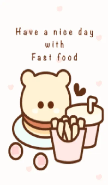 [LINE着せ替え] Little pastel fast food 12の画像1