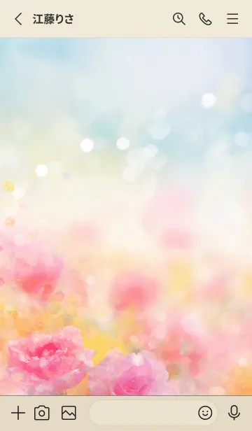 [LINE着せ替え] 薔薇(バラ)の花の着せかえ(R193)の画像2