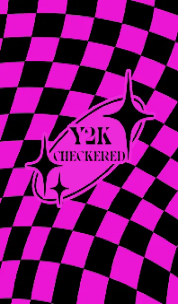 [LINE着せ替え] ✦ Y2K CHECKERED ✦ 01 PINK 1 ✦の画像1