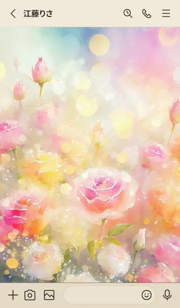 [LINE着せ替え] 薔薇(バラ)の花の着せかえ(R196)の画像2