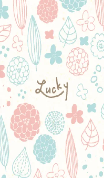 [LINE着せ替え] かわいい葉と花28の画像1