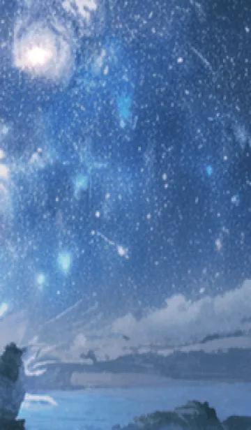 [LINE着せ替え] 秋の夜空#LK222。の画像1