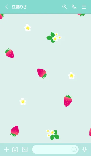 [LINE着せ替え] いちご ランダム7の画像2